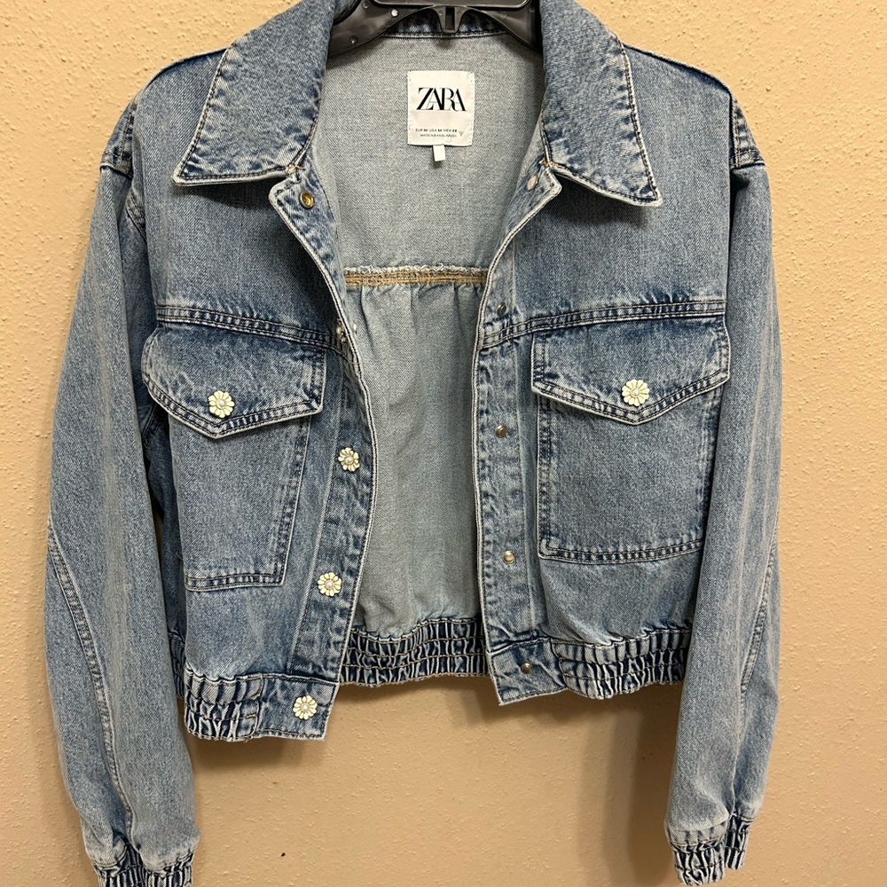 Denim jacket size M from zara